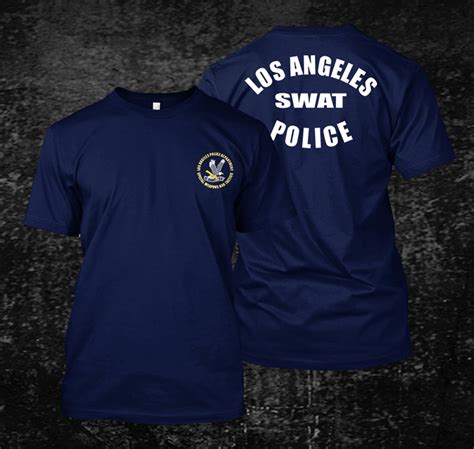 lapd t shirt|lapd swat t shirts.